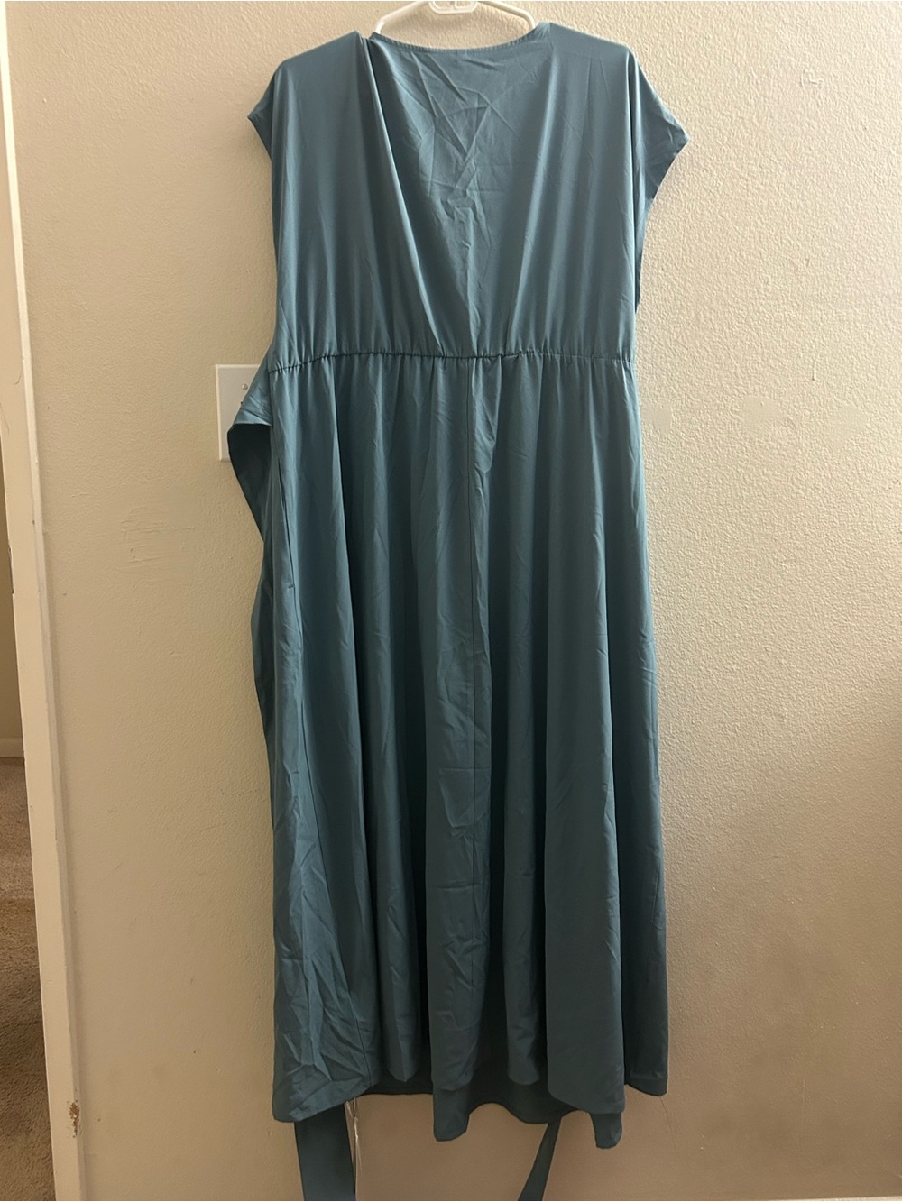 NWT Halara Breezeful Wrap Midi Dress - Blue - Size 1X - Picture 5 of 15